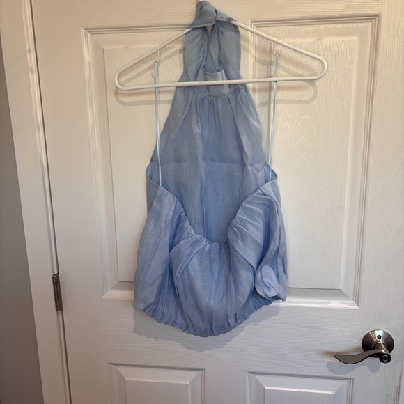 By Anthropologie Layered Halter Sleeveless Blouse - Picture 5 of 7